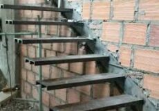 ۲ روش اجرای راه پله با تیرآهن