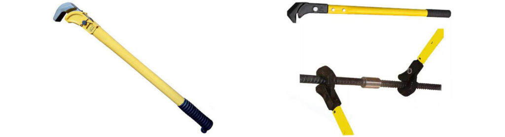 نحوه صحیح بستن کوپلر برروی میلگرد و سفت کردن آن به وسیله آچار کوپلر